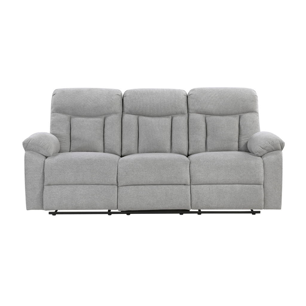Jules - Double Reclining Sofa - Gray