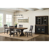 Montrose - Dining Table With 20" Leaf - Espresso And Brown