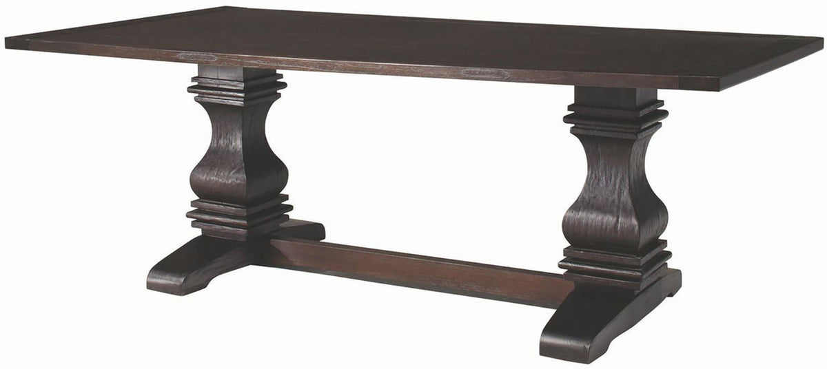 CASSIDY Rustic Espresso 7 Piece Dining Set