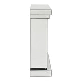 Noralie - 42" Fireplace - Mirrored & Faux Diamonds