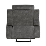Muncie - Reclining Chair - Brownish Gray