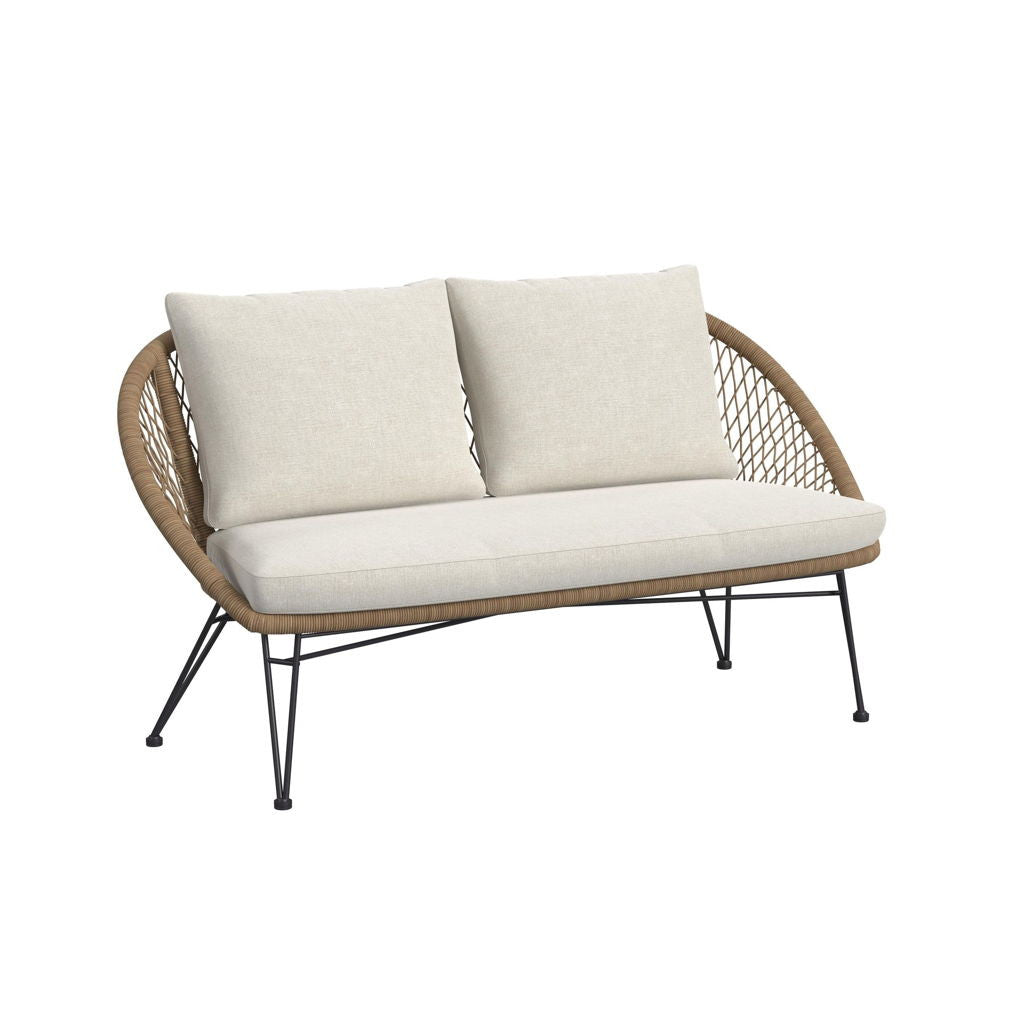 Grace - 4 Piece Outdoor Seating Set - Beige / Natural