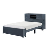 Sloane - Bookcase Bed With Hidden Desk, Stool And Storage Bench