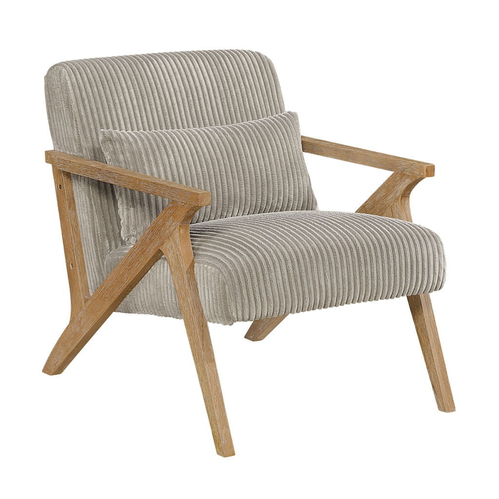 Chevron - Accent Chair - Taupe