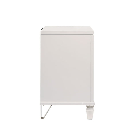 Twenty Nine - Nightstand With USB - White