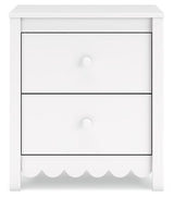Hallityn - Two Drawer Night Stand - White