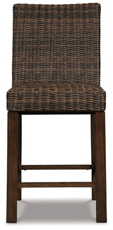 Paradise Trail - Barstool (Set of 2) - Medium Brown