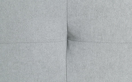 Quenti - Sofa Bed With Pillow - Gray Melange Velvet