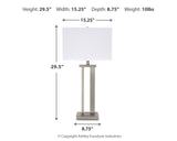 Aniela - Metal Table Lamp Set