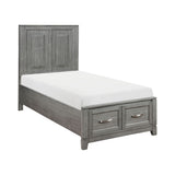 Garretson - Platform Bed With Footboard Storage