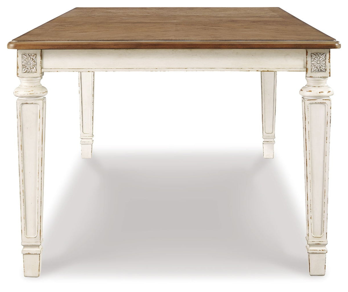 Realyn - Rectangular Dining Room Extension Table - Chipped White