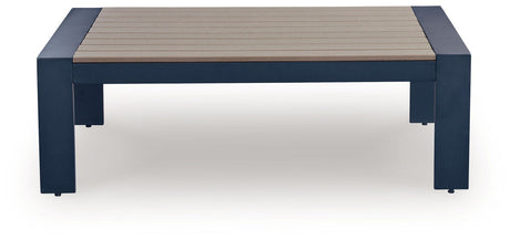 East Beach - Blue - Rectangular Cocktail Table