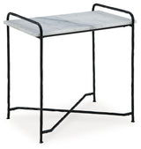 Ashber - Accent Table - White / Black