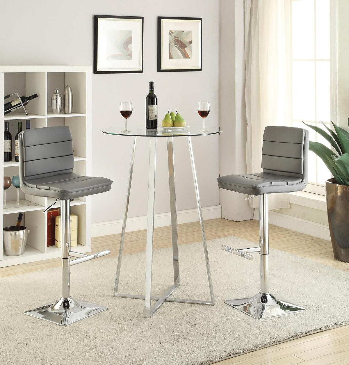 Chrome Bar Table