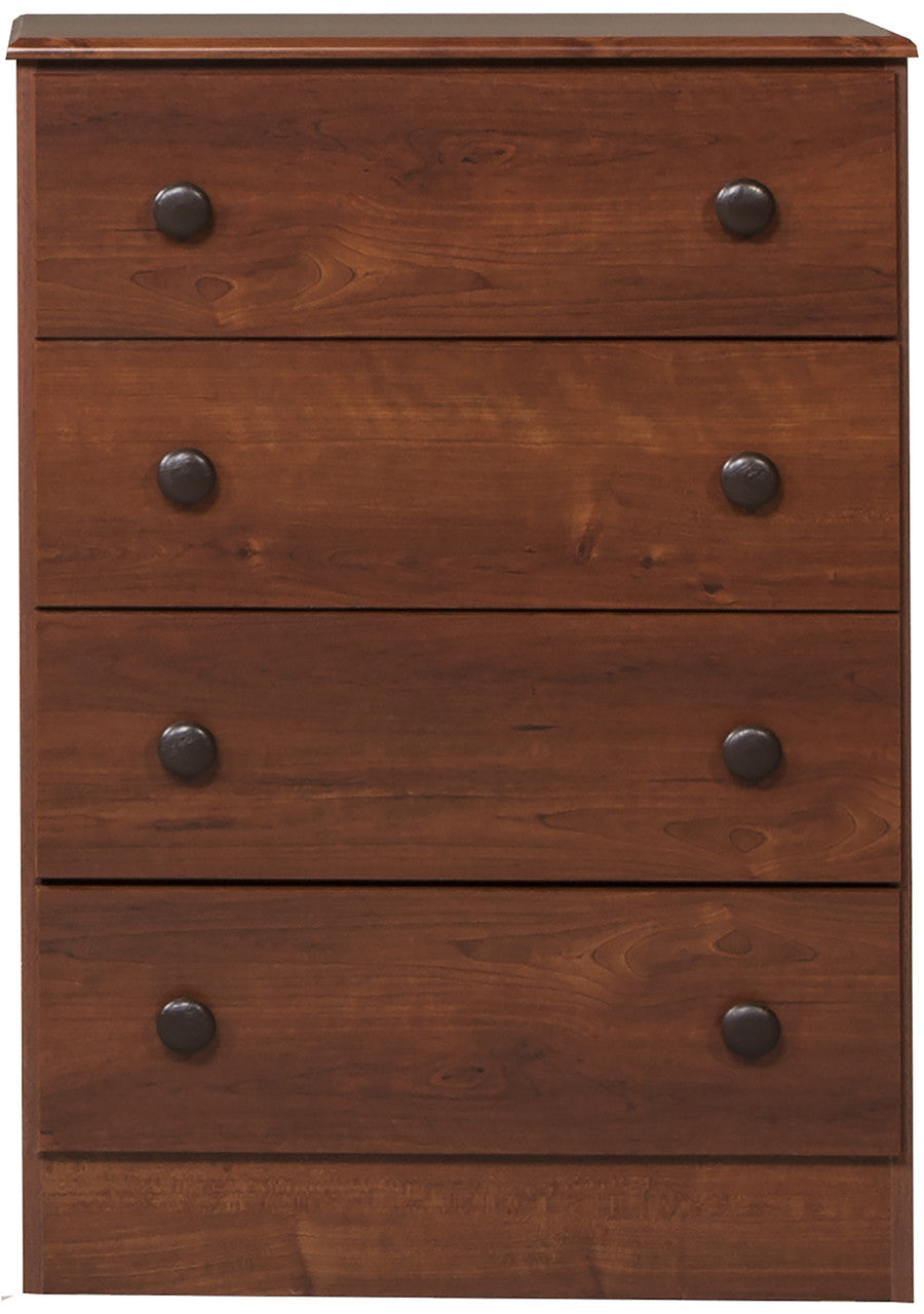 COEPTO Cherry 27" Wide 4 Drawer Chest