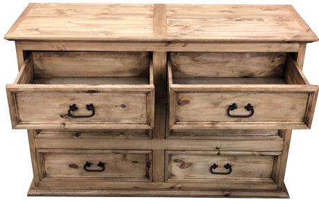COLIMA Pine 52" Wide Dresser