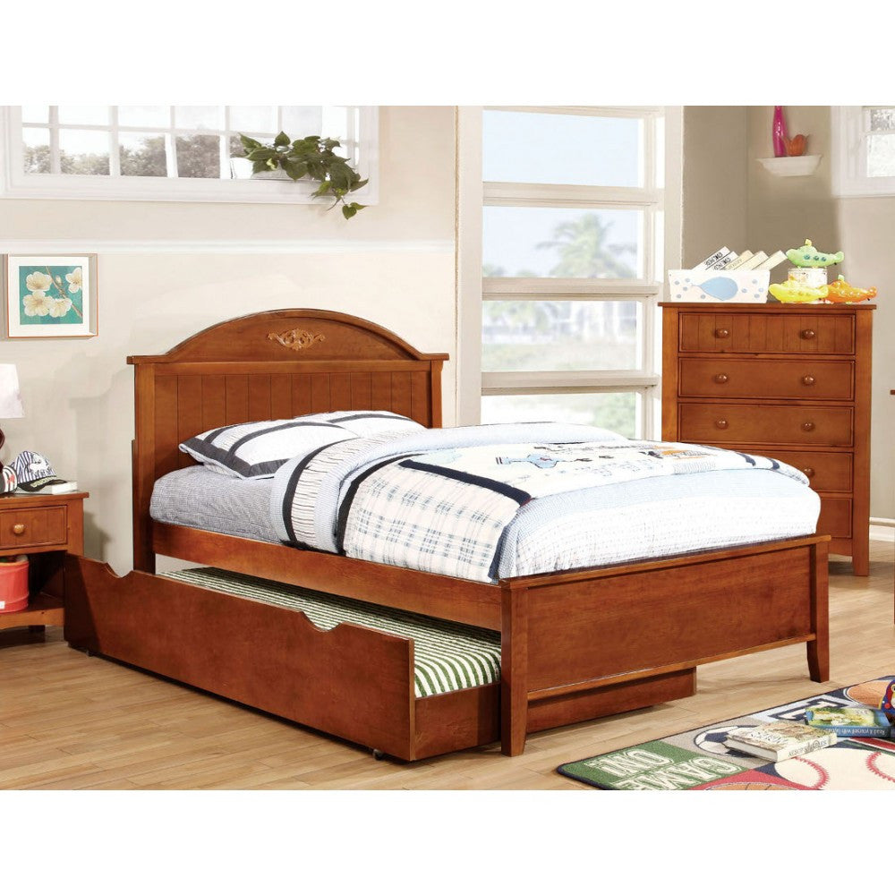 Connie Oak Traditional Bed