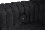 CONNOR Black 123" Wide Sectional with Pull-Out Sleeper & Storage