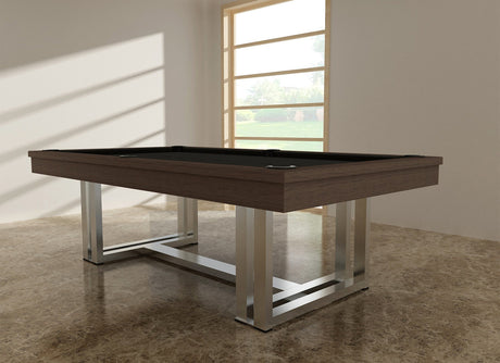 Contemp 8-FT Charcoal Pool Table