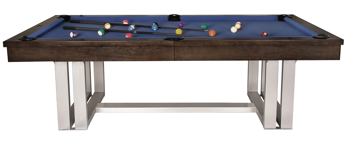 Contemp 8-FT Charcoal Pool Table