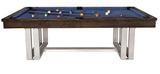 Contemp 8-FT Charcoal Pool Table
