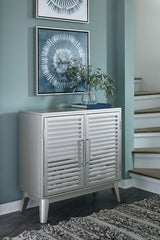 Cydney Silver Accent Cabinet