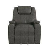 Kenmore - P1 Lift Chair With Heat Massage - Simba Dark Gray