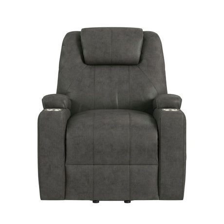 Kenmore - P1 Lift Chair With Heat Massage - Simba Dark Gray