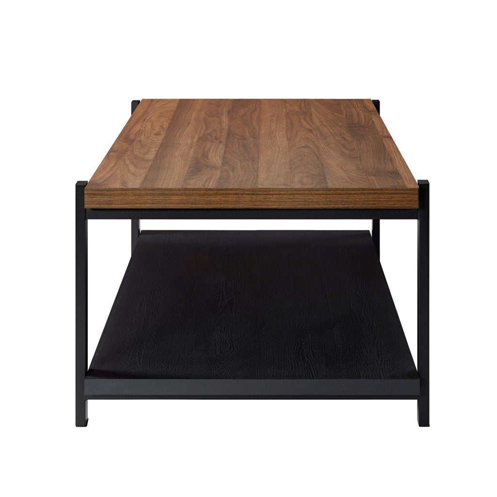 Linea - 3 Piece Occasional Set (1 Coffee & 2 End Tables) - Black / Brown