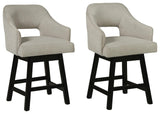 Tallenger - Upholstered Swivel Barstool (Set of 2)