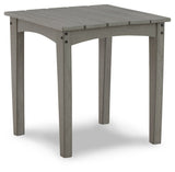 Visola - Square End Table - Gray