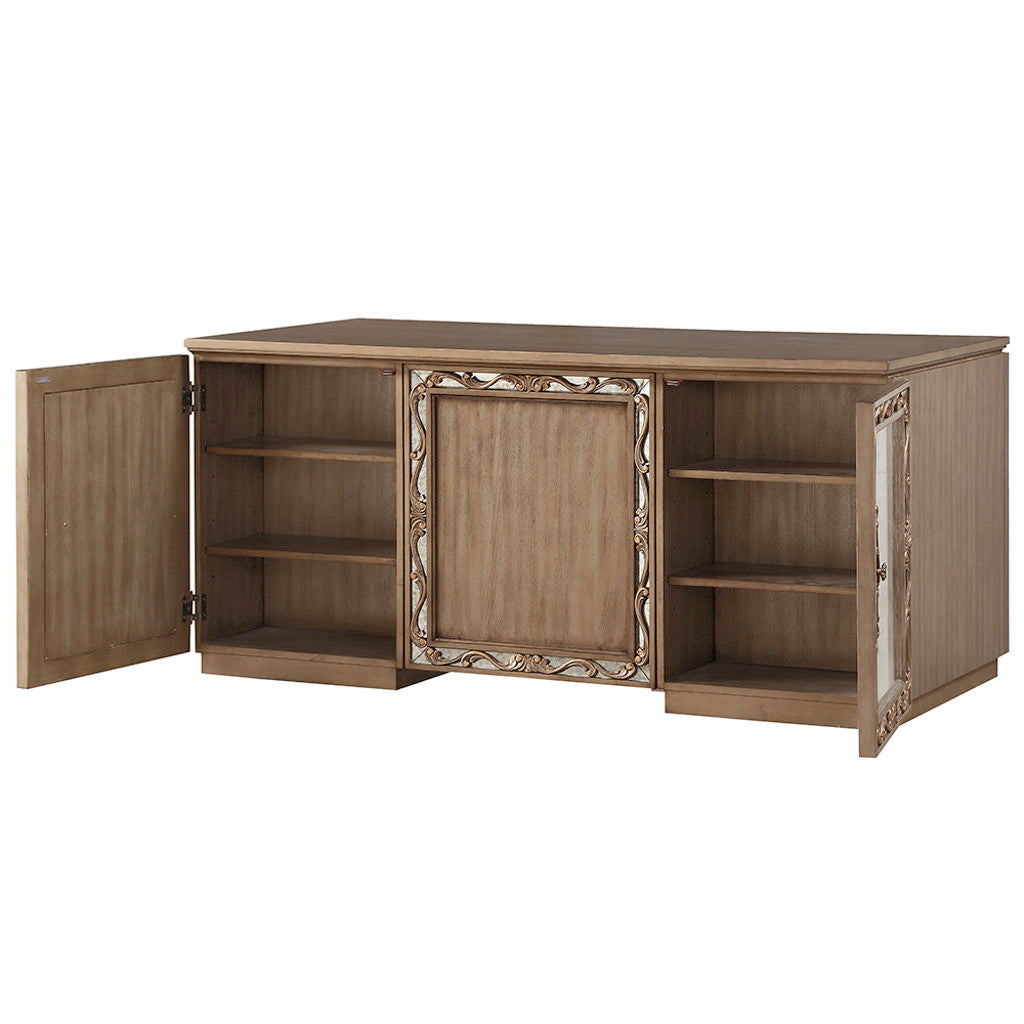 Orianne - Executive Writing Desk - Antique Gold