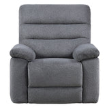Cozy - Manual Recliner - Gray