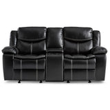 Bastrop - Double Glider Reclining Loveseat With Center Console