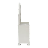 Bevelle - Vanity Dresser With Mirror - Pearl Silver