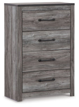 Bronyan - Four Drawer Chest - Dark Gray