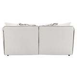 Yolanda - Loveseat With 4 Pillows - Beige Chenille