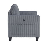 Walterboro - Chair With Storage Pouches And Charging Ports