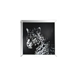 Talisha - Wall Art - Mirrored & Faux Crystal Leopard