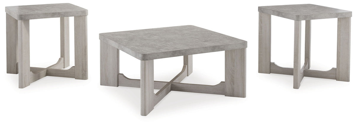 Garnilly - Occasional Table Set (Set of 3) - Whitewash