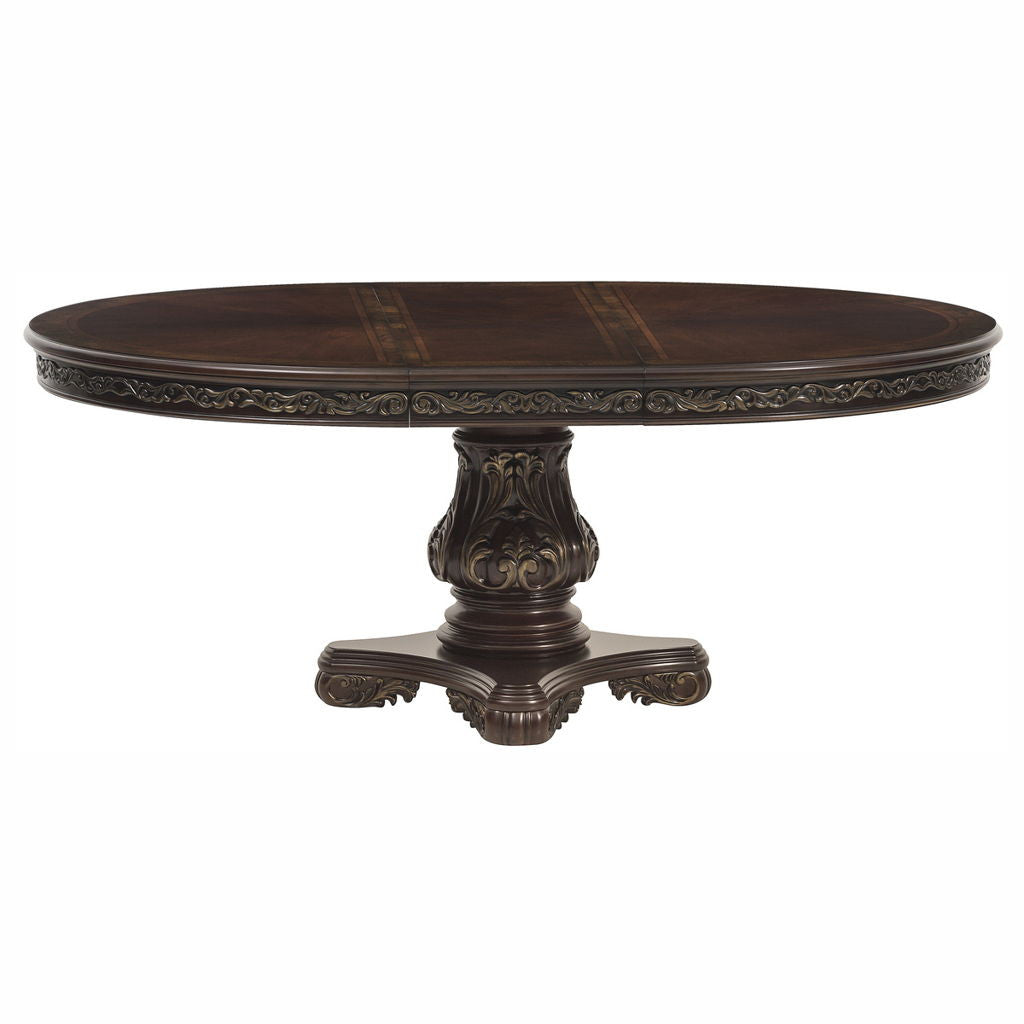 Deryn Park - 5 Piece Set (Round Table & 4 Side Chairs) - Cherry