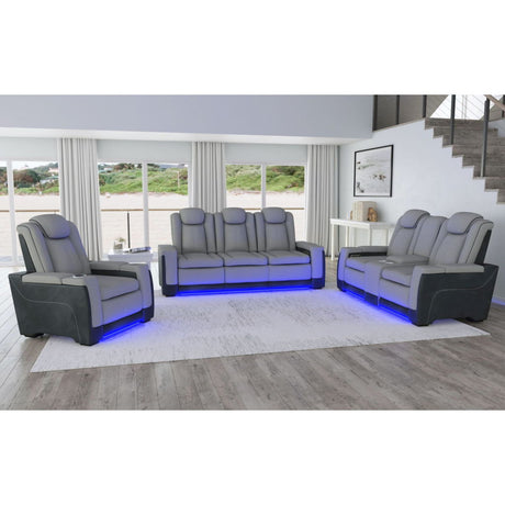 Lantana - Power Motion Sofa With Power Headrest, LED, Ddt, Reading Light And Pws
