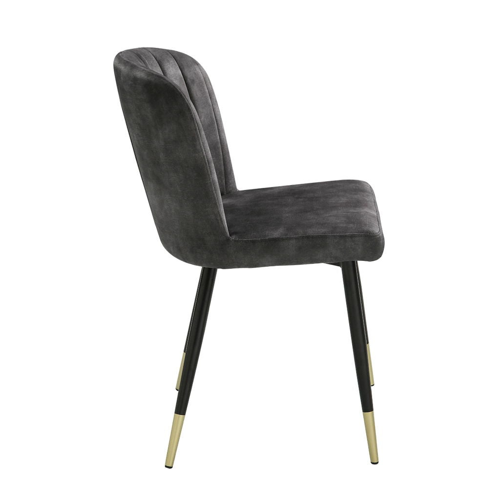 Clemente - Side Chair (Set of 2) - Charcoal