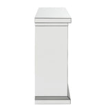 Nysa - 40" Fireplace - Mirrored & Faux Crystals