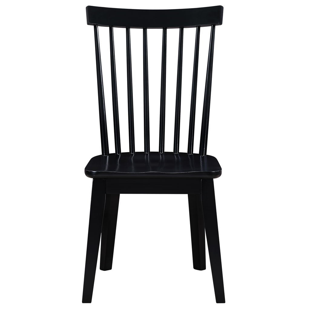 Vaughn - Shaker Spindle Dining Chair - Black