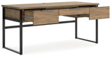 Montia - Home Office Desk, Desk Chair, Bookcase - Light Brown