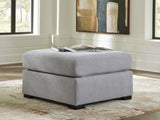Lakepoint - Oversized Accent Ottoman - Nickel