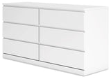 Onita - Six Drawer Dresser