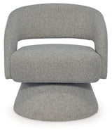 Nashkins - Swivel Accent Chair - Pebble