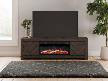 Cayboni - LG TV Stand With Fireplace Option